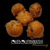 Glutenvrije oliebollen koop je bij de oliebollenbakker van Houten